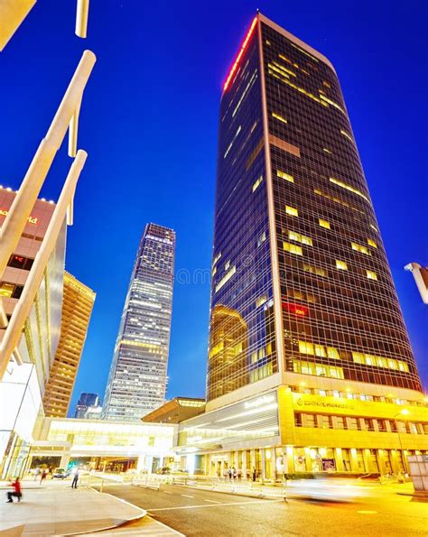 Beijing China May 20 2015evening Night Modern Beijing Business