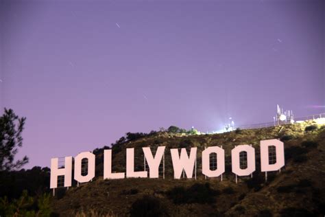 Fotoğraf Gökyüzü Gece Akşam Karanlığı Hollywood Amerika Birleşik