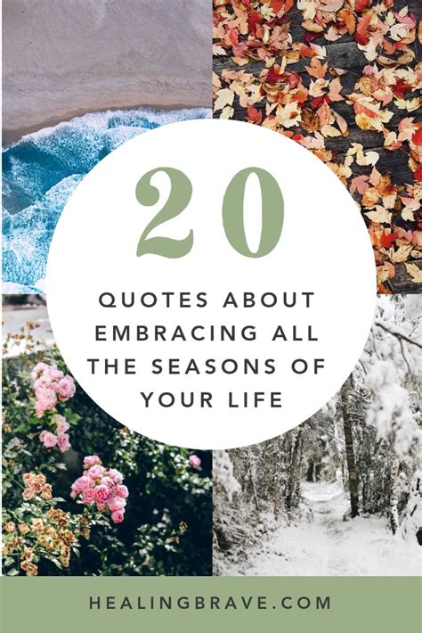20 Quotes About Embracing All The Seasons Of Life Healing Brave
