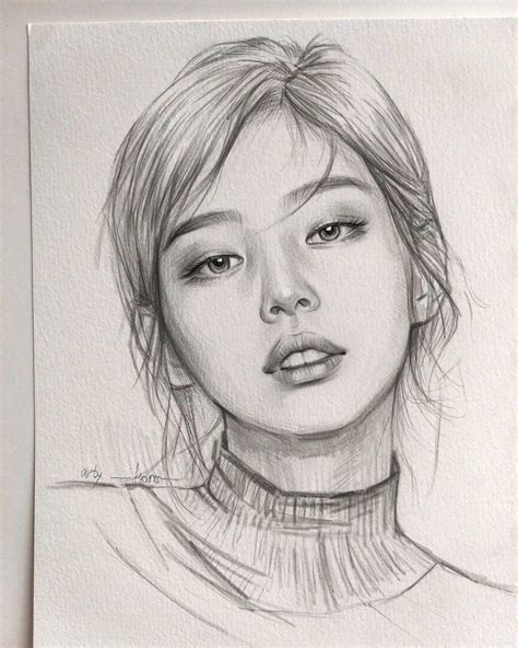 Pink Drawing Art Drawings Sketches Pencil Kpop Drawings Dark Art