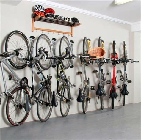 Bike lift hoists are perfect for cyclists who live in smaller spaces. Top 70 Best Bike Storage Ideas - Bicycle Organization Designs