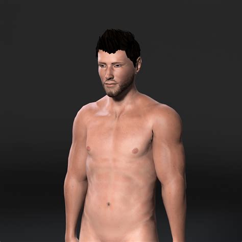 Animated Muscular Naked Man Rigged D Game Character Lowxx Photoz Site