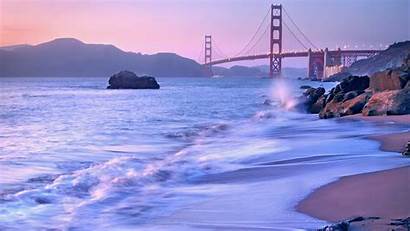 Bridge Gate Golden California Usa Ocean San