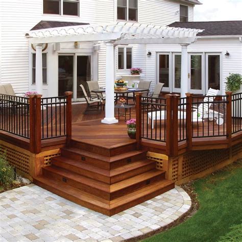 #diy #diyhomedecor #outdoorideas #patio #stencils. 20 Beautiful Wooden Deck Ideas For Your Home