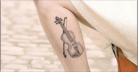 Treble Clef Tattoo Violin Tattoo Sheet Music Tattoo Violin Sheet