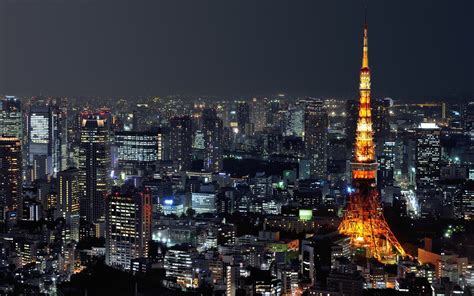 デスクトップ壁紙 1920x1200 Px 建物 シティ 都市景観 日本 ライト 夜 写真 東京タワー 1920x1200