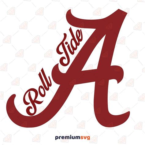 Roll Tide Alabama Logo Svg File Instant Download Alabama Logo