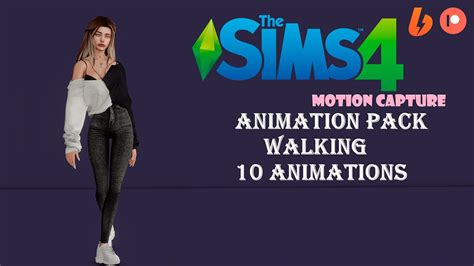 Sims 4 Animation Pack Walking 10 Animations Download Youtube