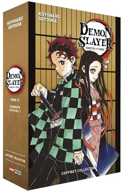Livre Demon Slayer Kimetsu No Yaiba Coffret Collector Tome 21