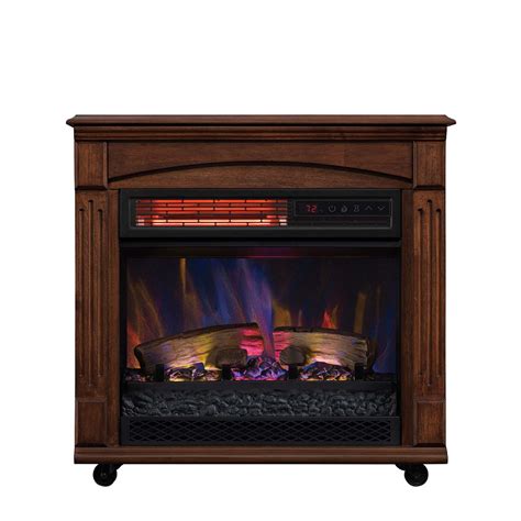A little tricky putting the glass insert. ChimneyFree Rolling Mantel, Infrared Quartz Electric Fireplace Space Heater 611768106141 | eBay