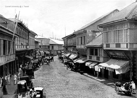 Escolta Street Looking West Manila Philippines Late 19th Century A