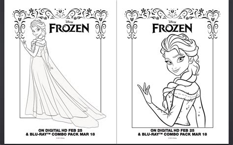Free Frozen Coloring Pages And Activity Sheet Printables
