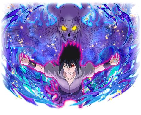 Sasuke And Susanoo By Aikawaiichan Uchiha Madara Uchiha Sasuke