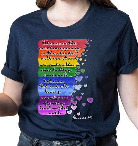 Take Back The Rainbow Shirt Genesis 916 Gods Covenant Promise Not