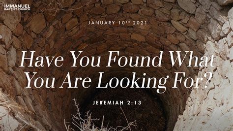 Message “have You Found What Are You Looking For” From Tim Melton