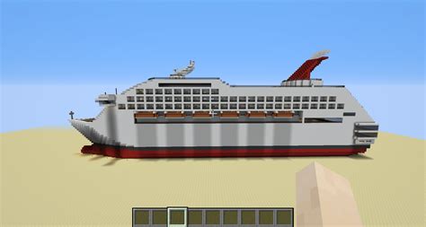 A Cruise Ship I Started Working On Rminecraft