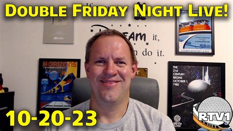 Double Friday Night Live Stream Announcement 10 20 23 Walt Disney