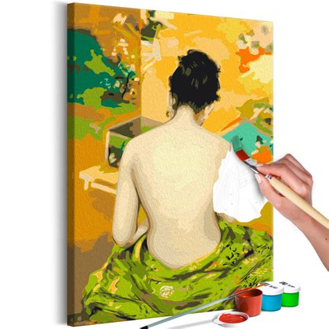 Paint By Numbers For Adults Back Of A Nude Painting Kits For Adults