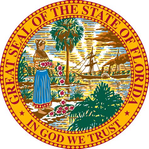 File:Seal of Florida.svg | State of florida, Places in florida, Florida
