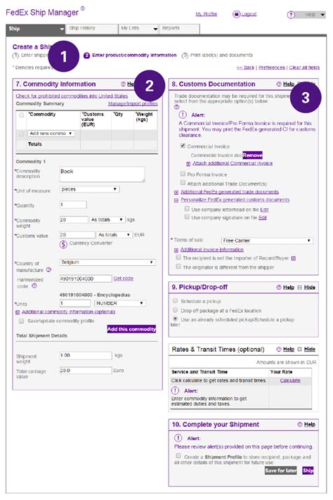 How To Complete International Shipping Documentation Fedex United Kingdom
