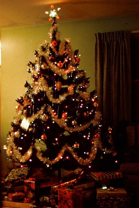 christmas tree 1970 evintagephotos