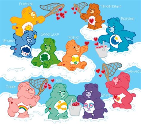 All The Care Bears Names And Colors Lanell Quintanilla