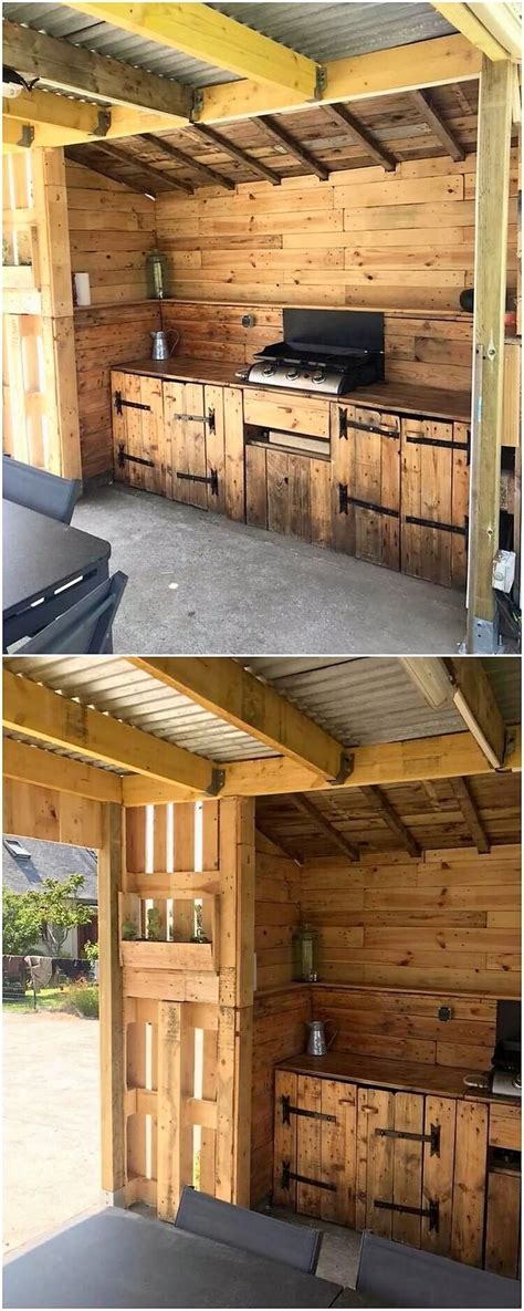 Making an outdoor kitchen start to finish. Genius Ideas for Old Wood Pallets Recycling | DIY & Crafts