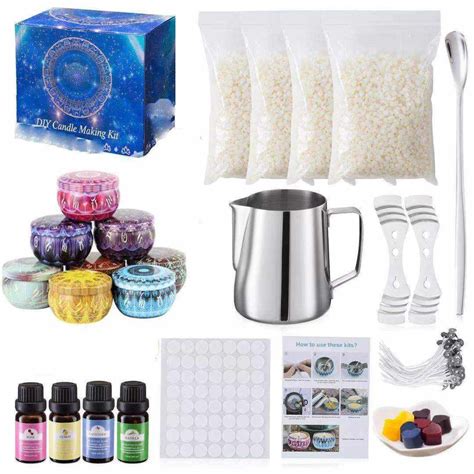 Complete Diy Candle Making Kit Supplies 100 Natural Bees Etsy