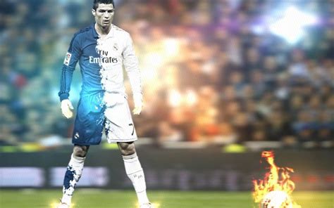 Download Wallpapers Cristiano Ronaldo 4k Football Stars Neon Lights
