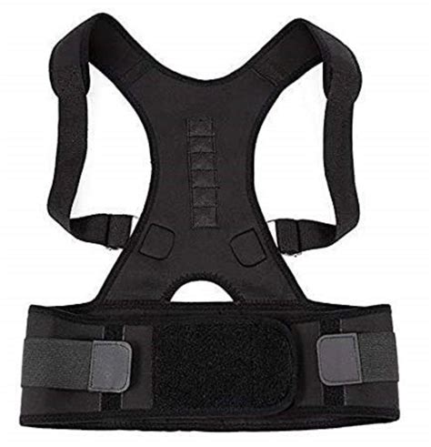 Magnetic Back Brace Posture Corrector Therapy Shoulder Belt For Lower