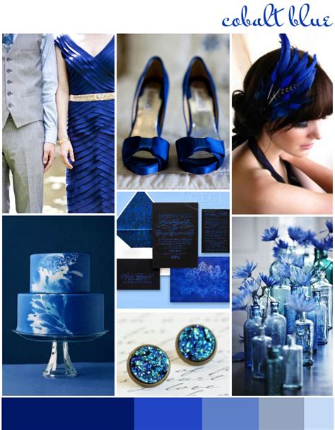 Cobalt Blue Wedding Inspiration And Colour Ideas