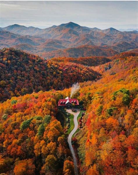 Autumn In The North Carolina Mountains Asheville Glamping Autumn