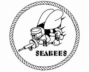 Seabees Decal Militarily Decal Car Decal Sticker Etsy