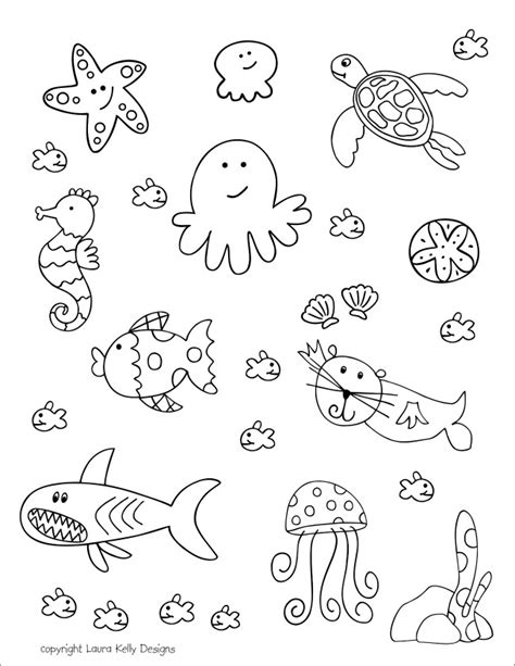 Family Travel Printables for Visiting the Aquarium - Laura Kelly's Inklings