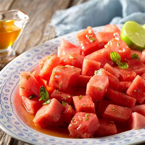 Marinated Spiced Watermelon Recipe From H E B Recipe Watermelon