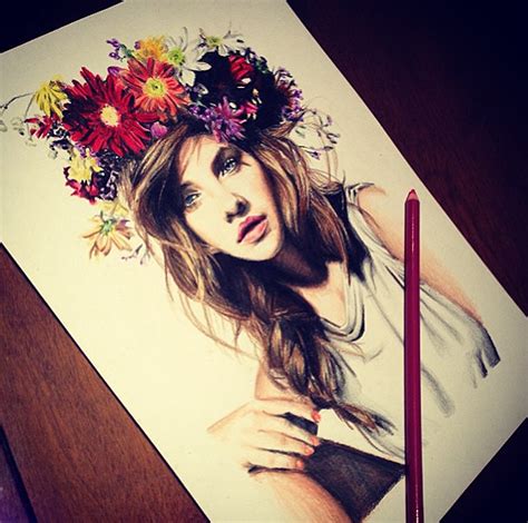 Prismacolor Portraits By Elle Wills Realistic Art Drawings Art