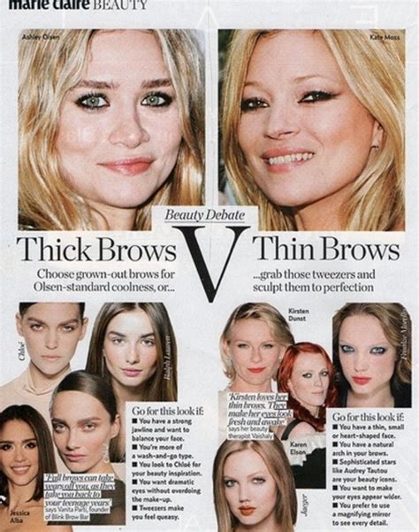 Thick Vs Thin Eyebrows Full Eyebrows Look So Much Better To Me Full