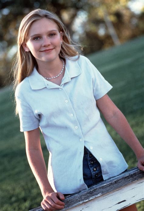 Beautiful Kirsten Dunst As A Teenager In 1995 Vintage