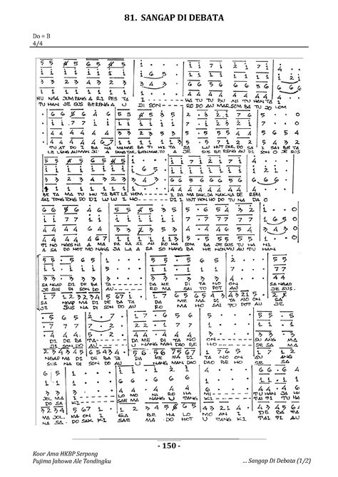 Lirik Lagu Ku Berbahagia Versi Batak : Analisa Struktur Musik Makna