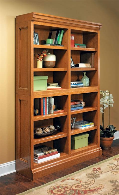 Modular Bookcase Woodworking Project Woodsmith Plans