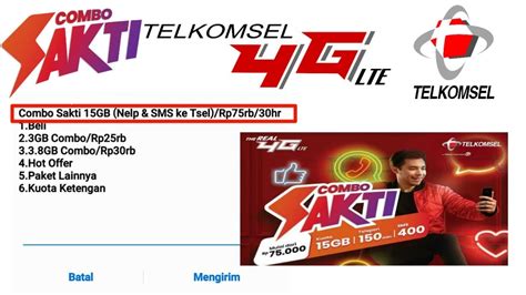 Cara membeli paket unlimited telkomsel. Cara Membeli paket combo sakti 15gb di Telkomsel terbaru ...
