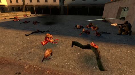 Gmod Battles Combine Vs Zombies YouTube