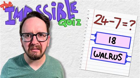 I Tried The Impossible Quiz Part 1 Youtube