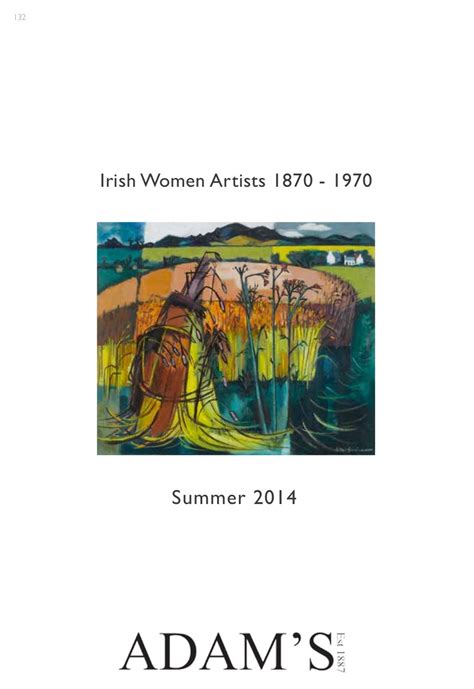 Irish Women Artists 1870 1970 Summer Loan Exhibition