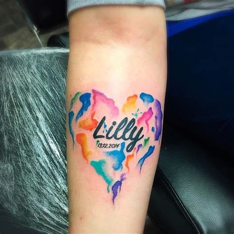 The 25 Best Heart Tattoos With Names Ideas On Pinterest
