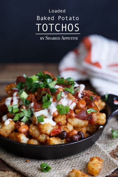 Baking time may vary depending on the pan you use. Loaded Baked Potato Totchos