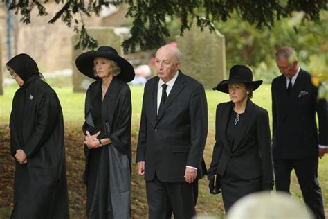 Duke Of Devonshire In Funeral Of The Dowager Duchess Of