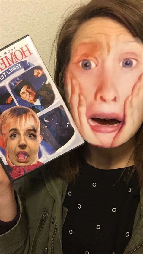 This Home Alone Gem In 2021 Snapchat Faces Funny Face Swap