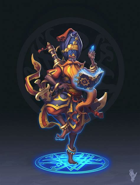 Mage Alex Shatohin Concept Art Characters Illustration Character