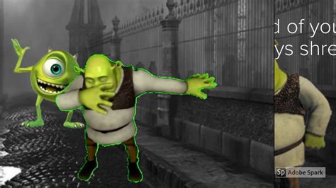 Shrek Meets Mike Wazowski Scary Youtube